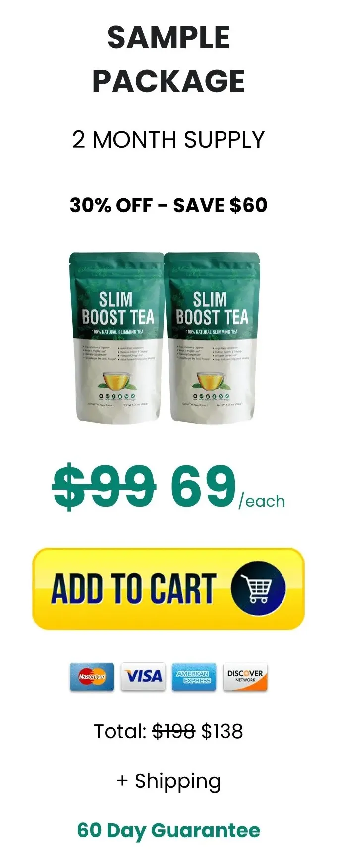 Buy  Slimboosttea 2 Pouches